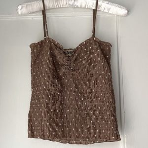 Show Me Your Mumu Polkadot Scrunch Tank Top